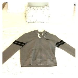 Gray & black Sequin Victoria Secret Pink Hoodie